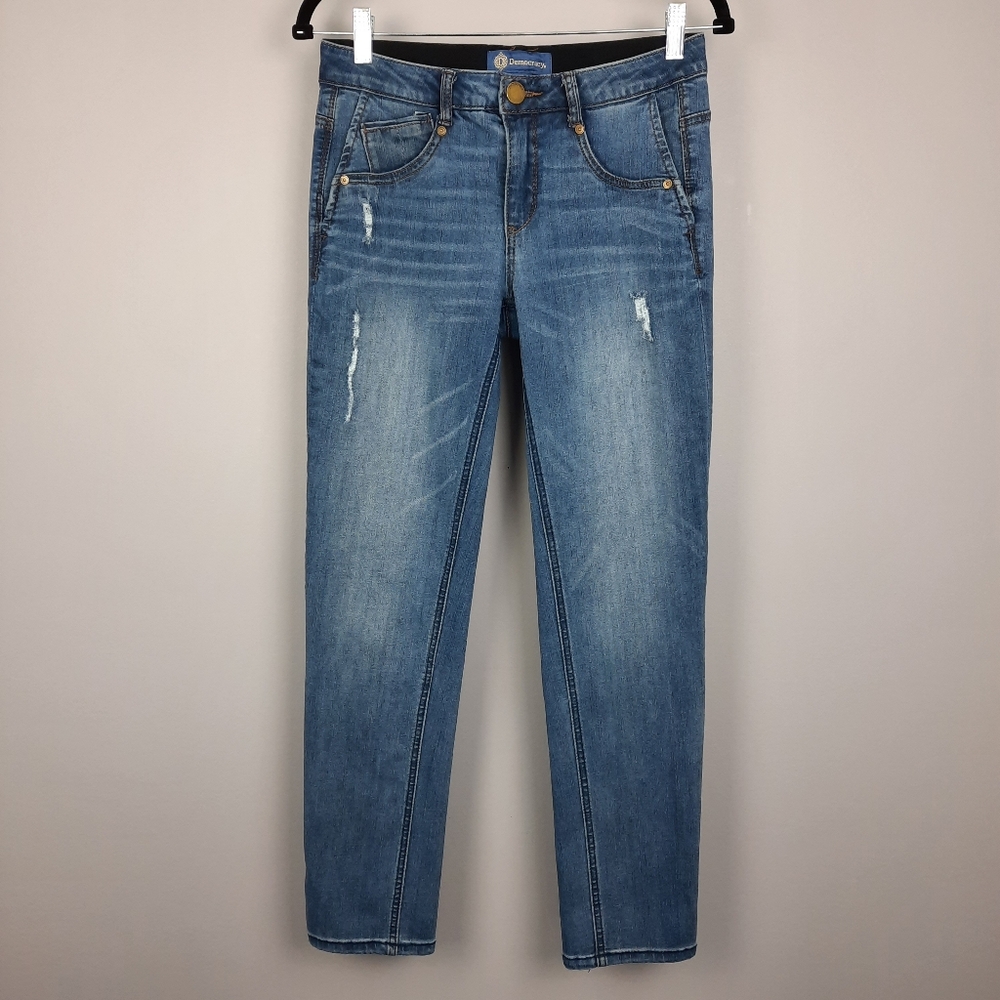 Democracy Absolution Distressed Midrise Slim Leg … - image 1